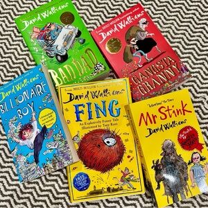 5 David Walliams Books: Fing, Gangsta Granny, Mr Stink, Bad Dad, Billionaire Boy